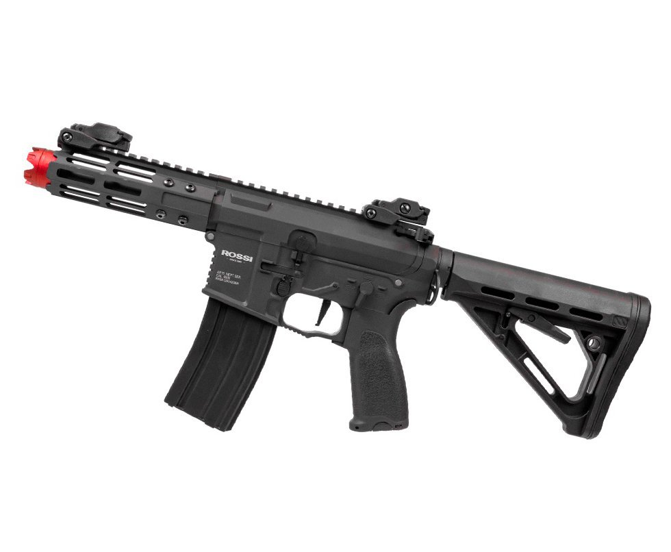Rifle De Airsoft Pdw Rossi Ar15 Neptune 6mm Keymod 5,5" Com Gatilho Et