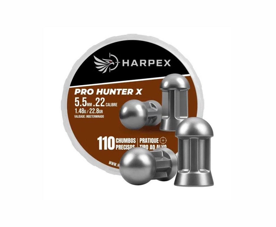 Capa/Case Premium + Chumbinho 5,5 Harpex Fenix/Pro-Hunter X/Orion + Kit de Limpeza + Desengripante/ Anticorrosivo + Alvos