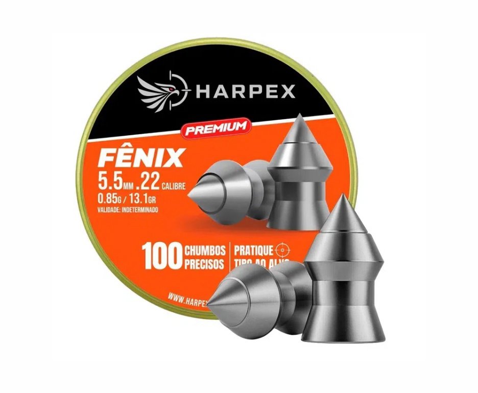 Capa Almofadada Rossi + Chumbinho 5,5 Harpex Fenix/Pro-Hunter X/Orion + Kit de Limpeza + Desengripante/ Anticorrosivo + Alvos