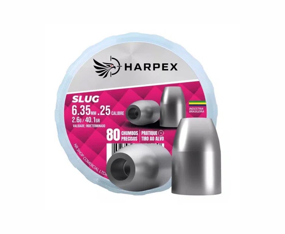 Capa Almofadada Rossi 120 cm+ Chumbinho 6,35 Harpex/Technogun  Diabolo/Slug Hollow Point/Strike Diabolo Soft /Mamuth Pro + Kit de Limpeza + Desengripante/Anticorrosivo + Alvos