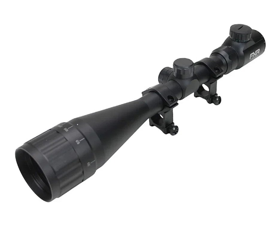 Carabina de Pressão PCP R35 Bullpup Madeira 6,35mm - Rossi + Bomba + Capa + Chumbo + Alvos + Luneta 4-16x50 + Mochila Tática