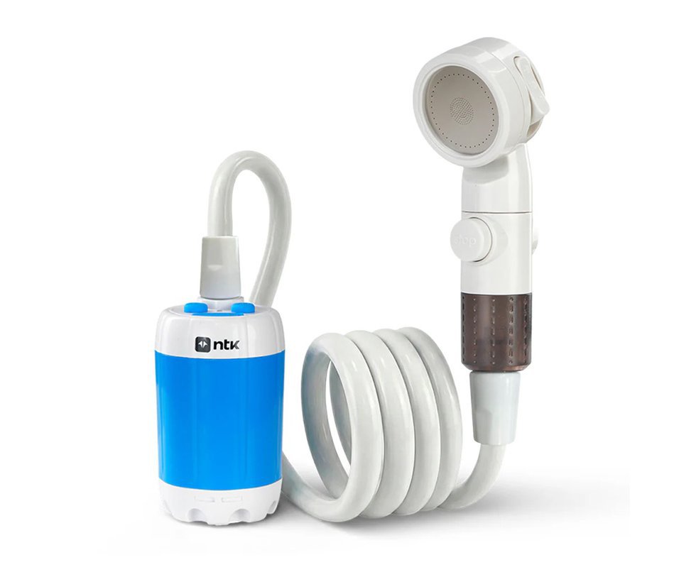 Chuveiro Portatil Tucano camping, pesca, praia, barco - a bateria - Nautika