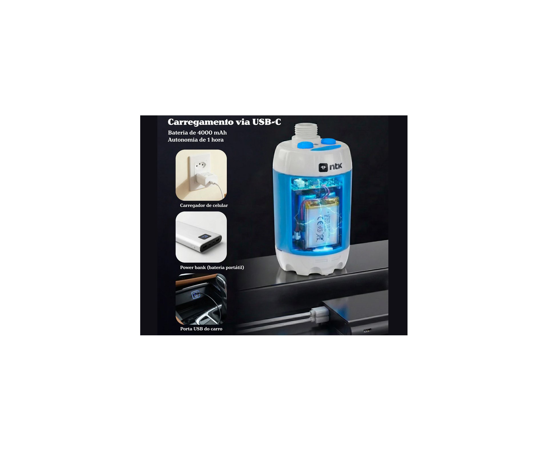 Chuveiro Portatil Tucano - Nautika