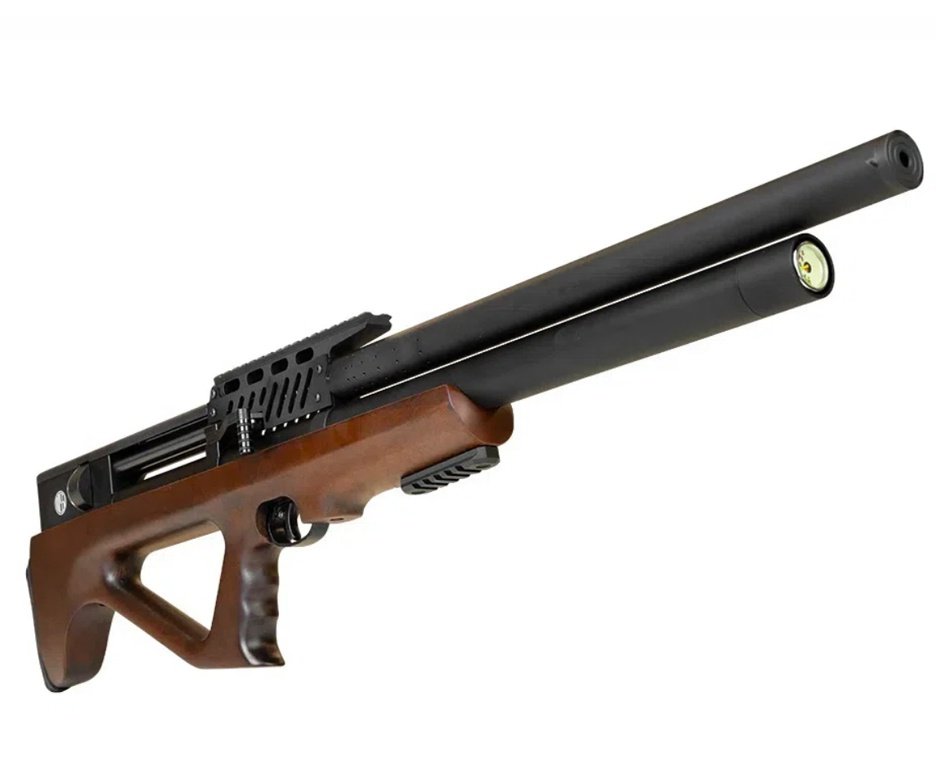 Carabina de Pressão PCP R35 Bullpup Madeira 6,35mm - Rossi + Case FXR