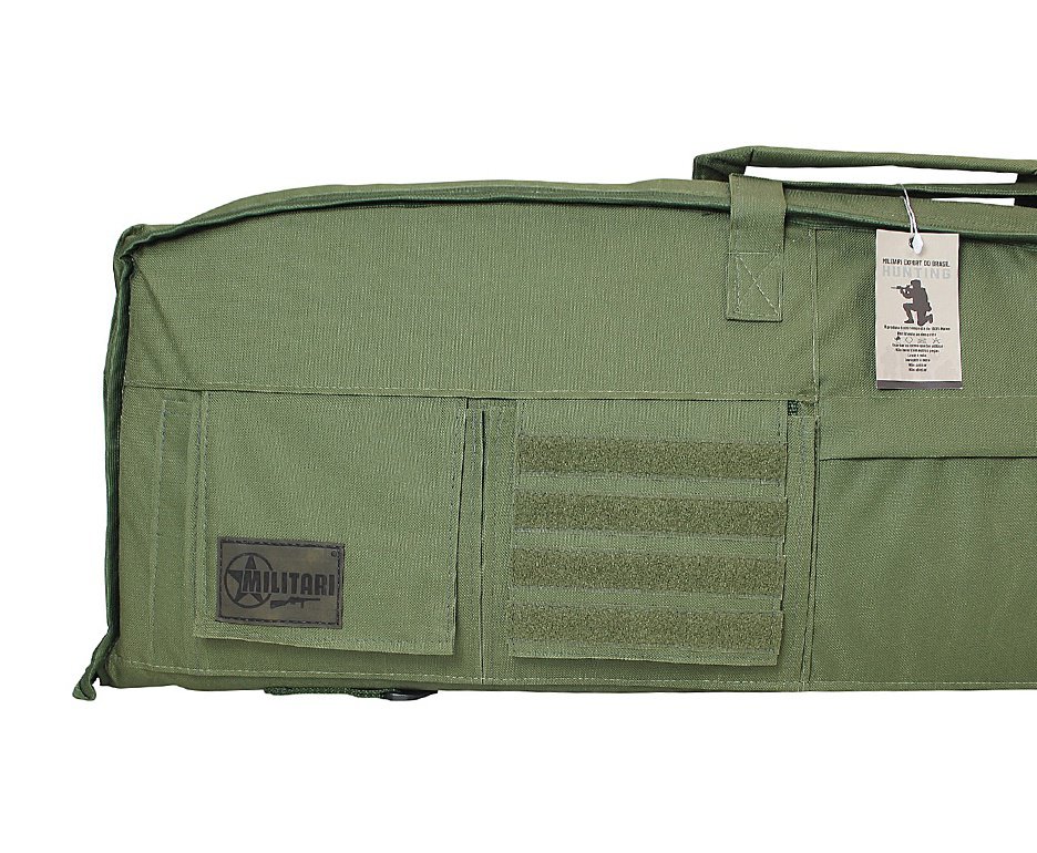 Case Estojo Carabina e Rifles Premium PRO Verde Militar 120cm - Militari