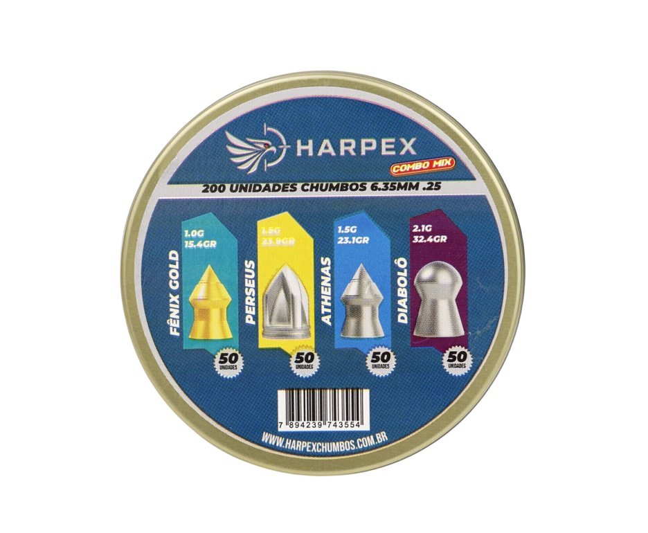 Chumbinho Harpex Combo Mix - Fenix Gold, Perseus, Athenas, Diabolo