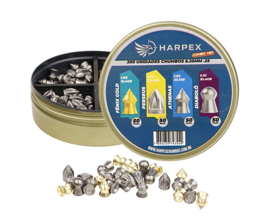 Chumbinho Harpex Combo Mix - Fenix Gold, Perseus, Athenas, Diabolo