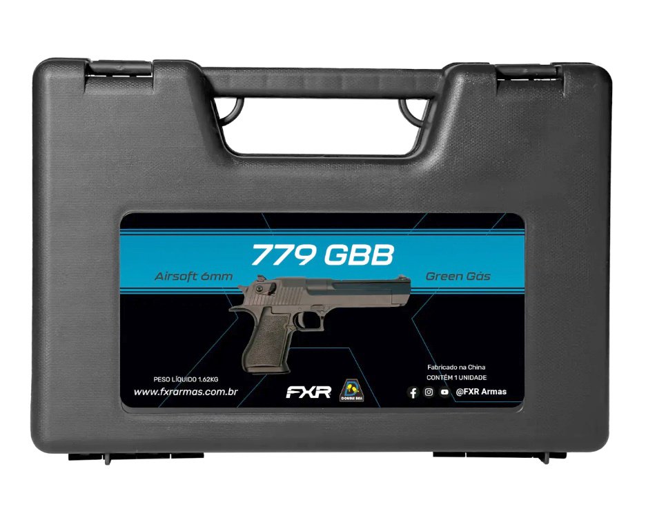 Artefato de Airsoft Green Gas FXR/DB 779 GBB 524