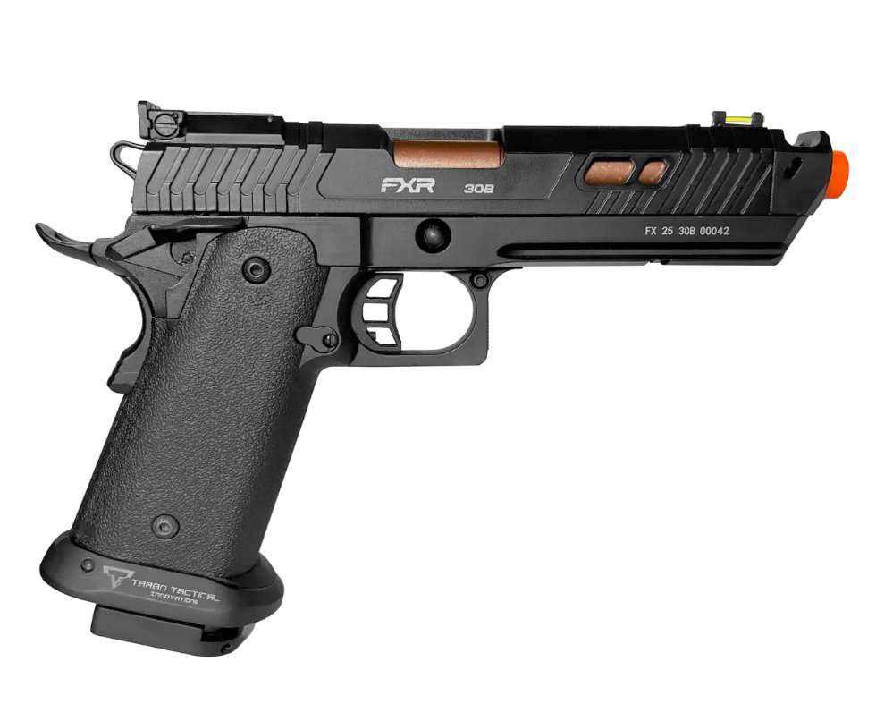 Pistola de Airsoft GBB 1911 Taran Tactical Double Bell Hi-Capa 30B JW4 Cal 6mm - FXR Arms