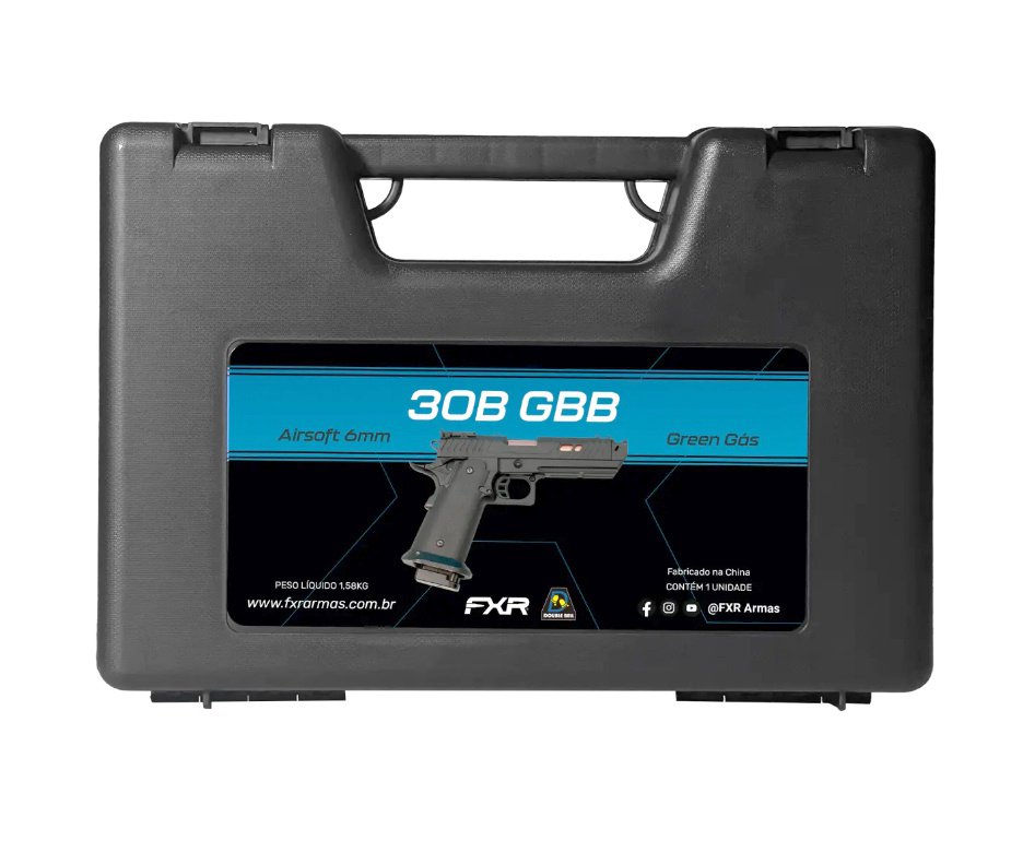Pistola de Airsoft Green Gas FXR/DB 30B GBB 520