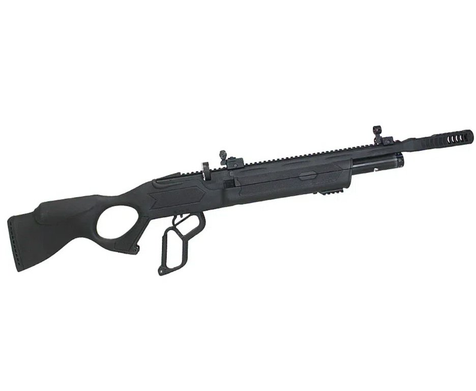 Carabina de Pressão PCP Hatsan Vectis 6.35mm Lever Action - Rossi + Luneta 6-24x50 + Case FXR + Bomba