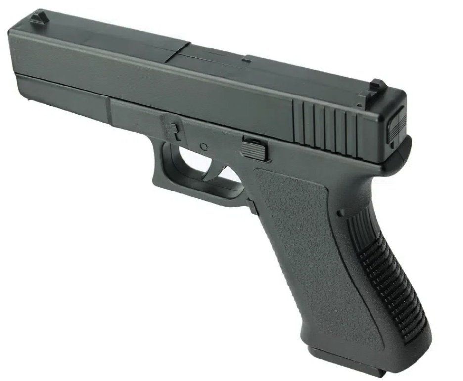 Pistola De Airsoft Vigor Glock Gk-v307 Spring Cal 6mm Rossi + BBS + Alvos