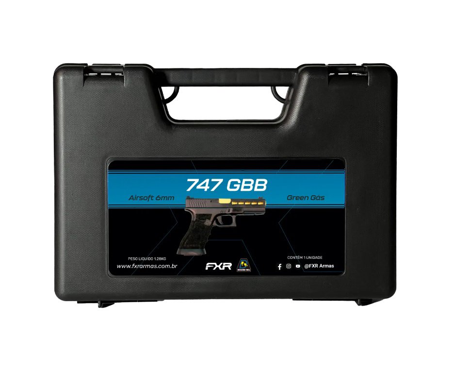 Artefato de Airsoft Green Gas FXR/DB 747 GBB 521