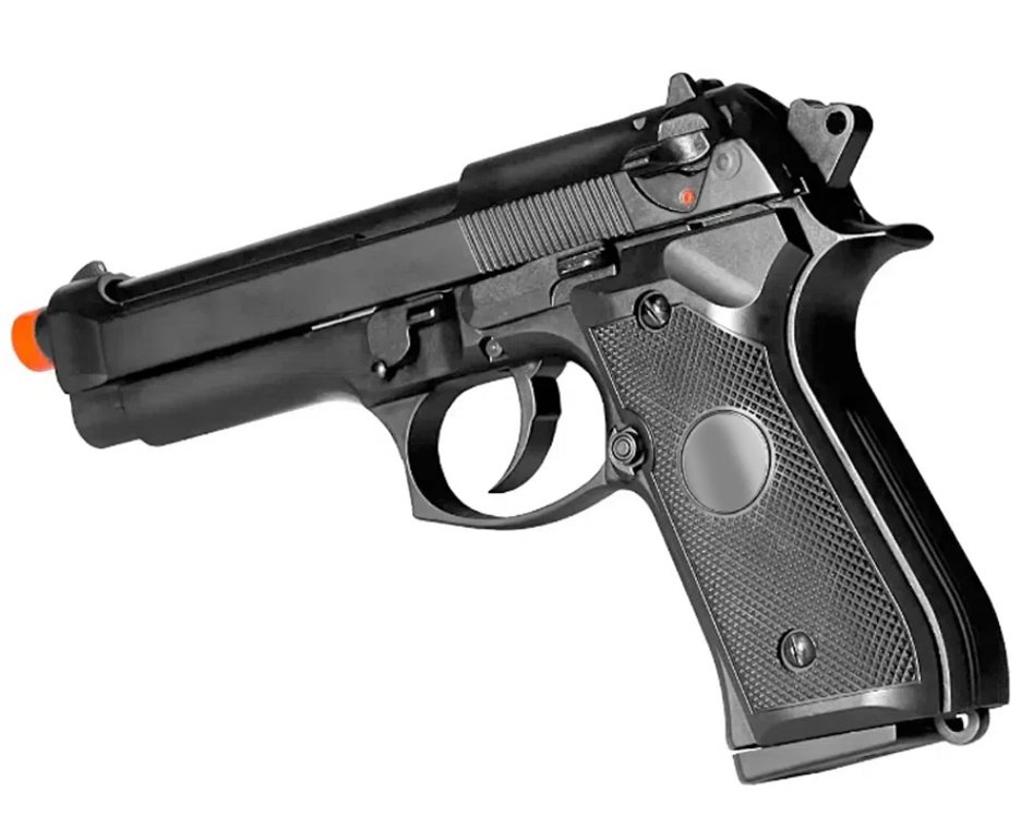 Pistola de Airsoft GBB M92 Blowback Double Bell 726 6mm - FXR Armas