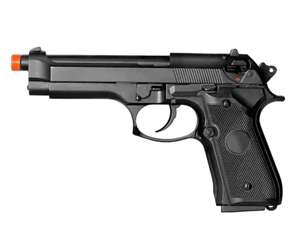 Pistola de Airsoft GBB M92 Blowback Double Bell 726 6mm - FXR Armas