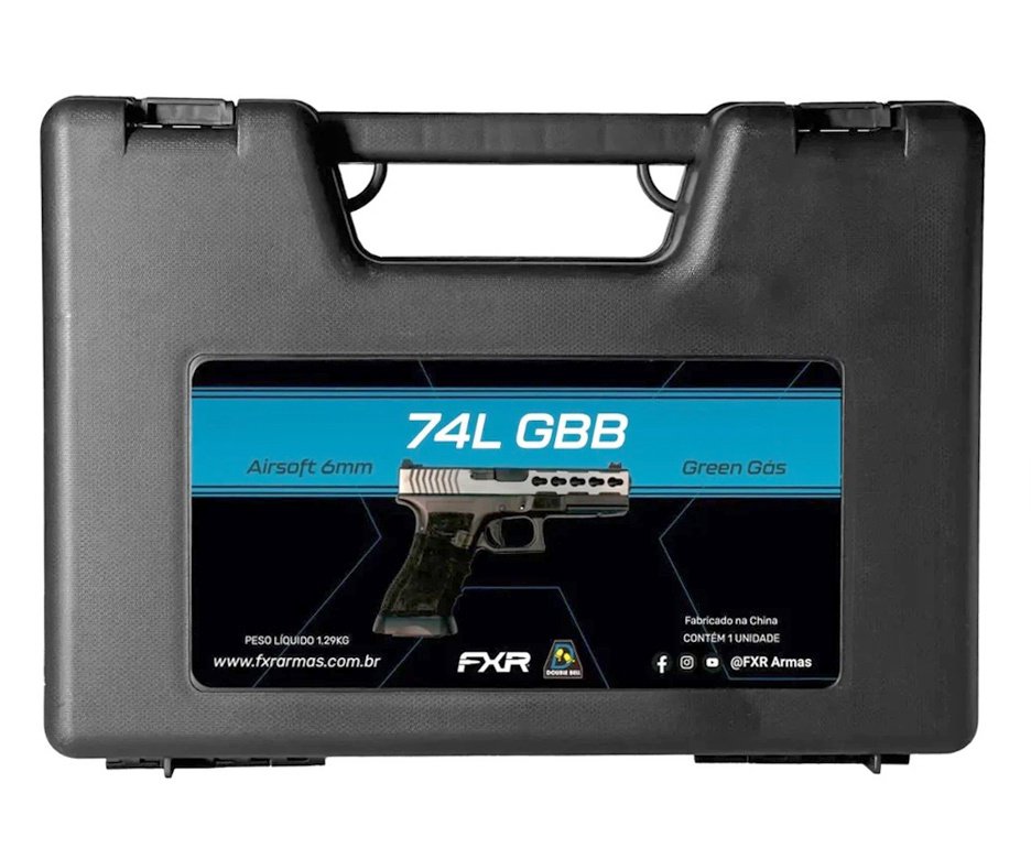 Pistola de Airsoft Green Gas FXR/DB 74L GBB 523