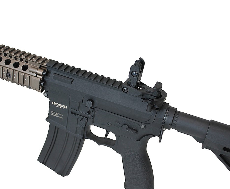 Rifle de Airsoft AEG AR15 Neptune 9" Marsoc 6mm com Gatilho ET