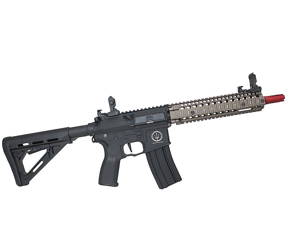 Rifle de Airsoft AEG AR15 Neptune 9" Marsoc 6mm com Gatilho ET