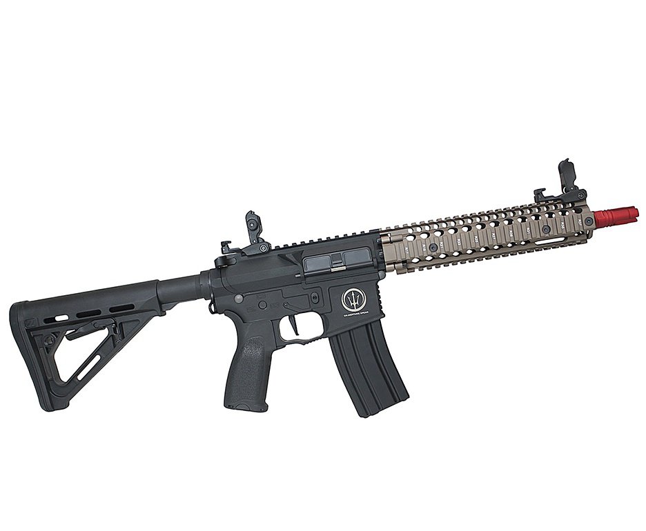 Rifle de Airsoft AEG AR15 Neptune 9" Marsoc 6mm com Gatilho ET