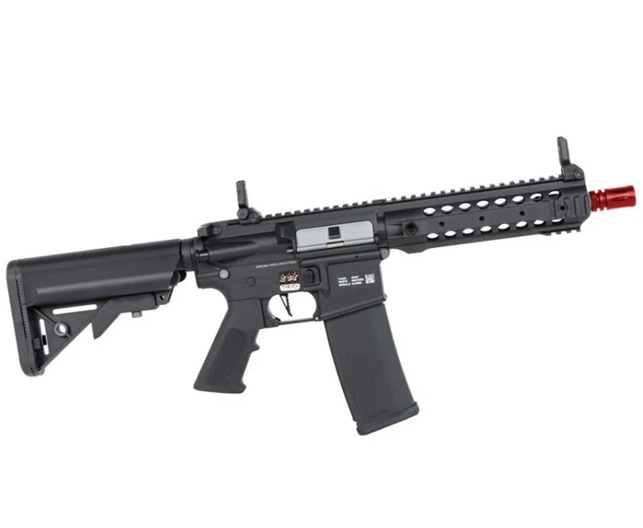 Rifle de Airsoft AEG SA-F01 Black FLEX HAL ETU Gen 2 - Specna Arms + Capa + BBS + Alvos
