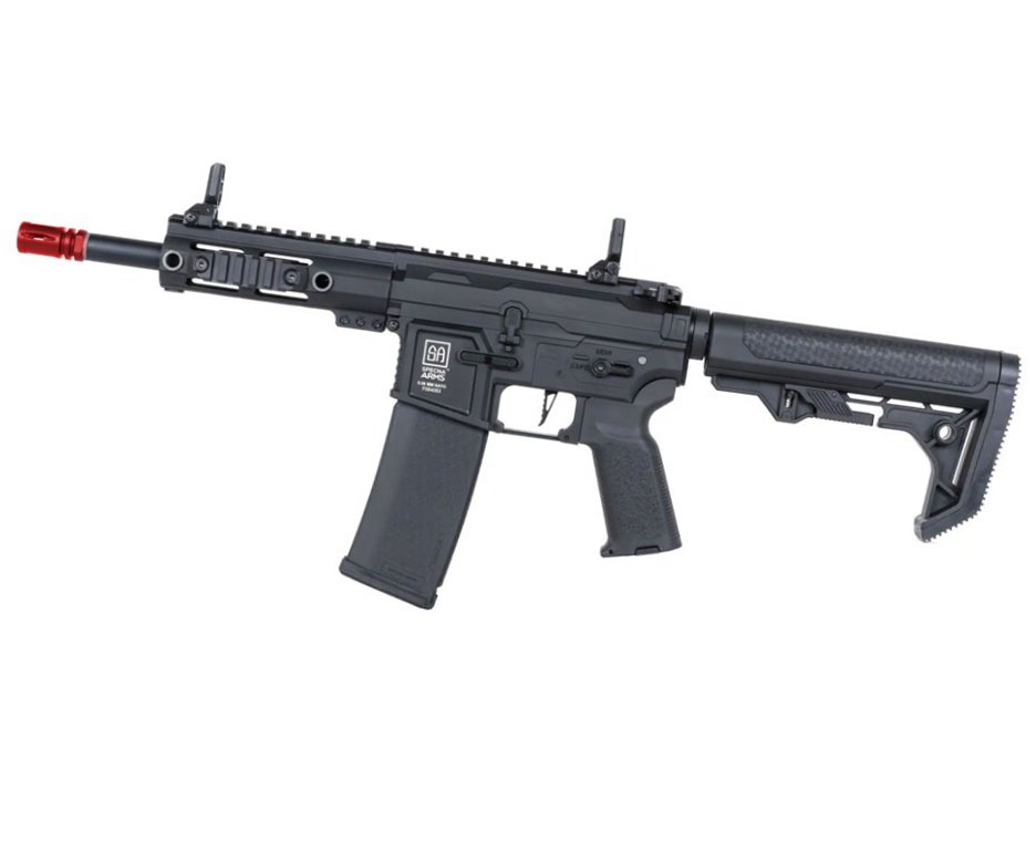 Rifle de Airsoft AEG SA-F04 Black FLEX HAL ETU Gen 2 - Specna Arms + Capa + BBS + Alvos