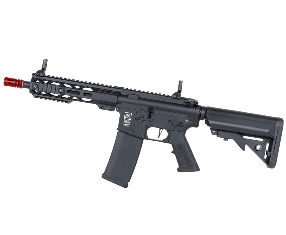 Rifle de Airsoft AEG SA-F08 Black FLEX HAL ETU Gen 2 - Specna Arms + Capa + BBS + Alvos