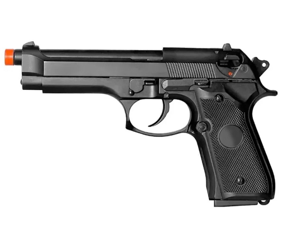 Pistola de Airsoft GBB M92 Blowback Double Bell 726 6mm - FXR Armas + GBB + BBS + Alvos