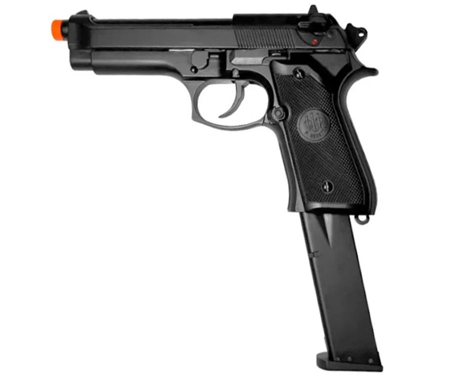 Pistola de Airsoft GBB Beretta M92 Blowback Double Bell 726 6mm - FXR Armas + GBB + BBS + Alvos