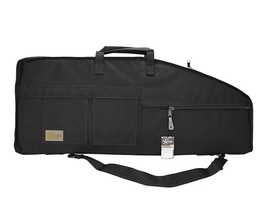 Carabina de Pressão PCP Nova Vista Bullpup Behemoth PS-R2-S Black 5.5mm com reguladora + Case/Capa Militari + Bomba + Chumbo + Alvos + Kit de Limpeza