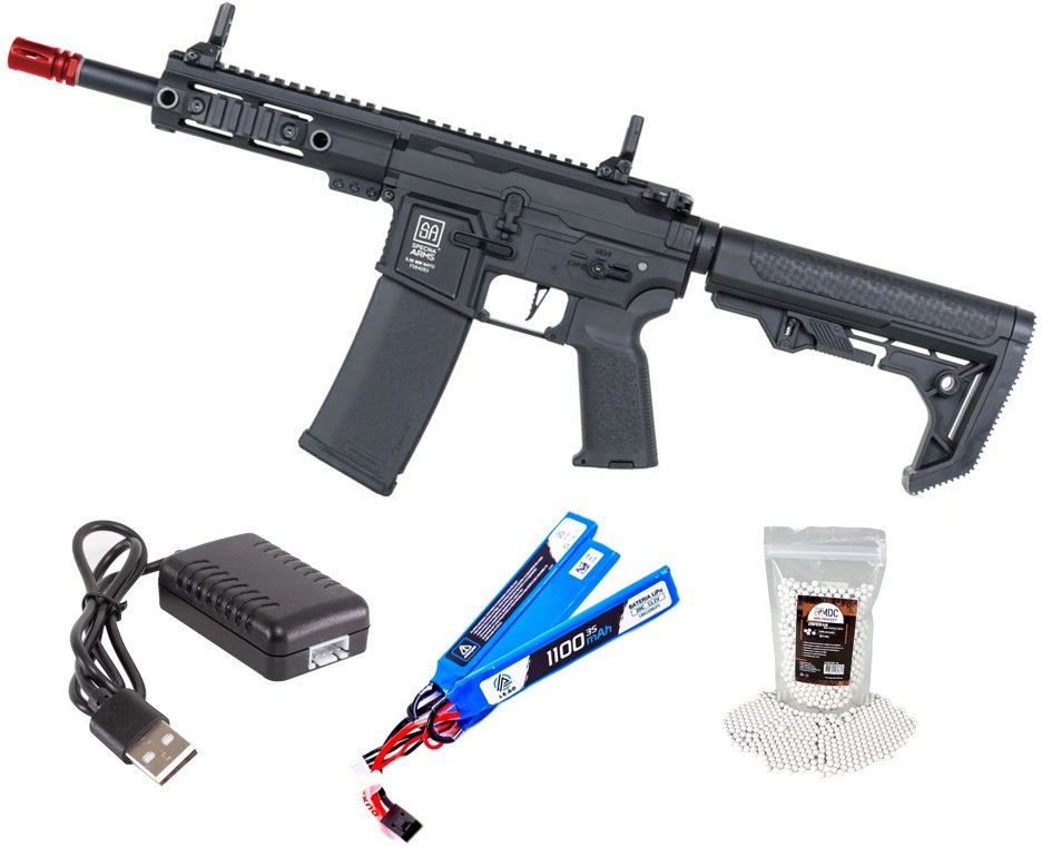 Rifle de Airsoft AEG SA-F04 Black FLEX HAL ETU Gen 2 - Specna Arms + BBS