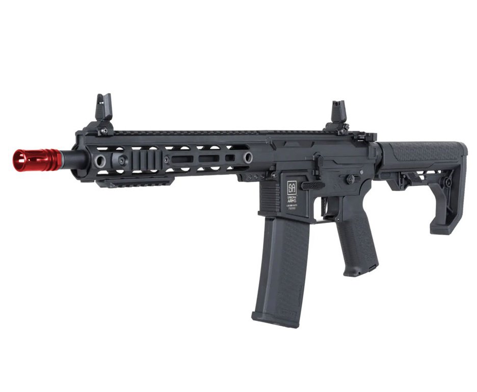 Rifle de Airsoft SA-F05 Black FLEX HAL ETU Gen 2 - Specna Arms + Alvos + Desengripante / Anticorrosivo
