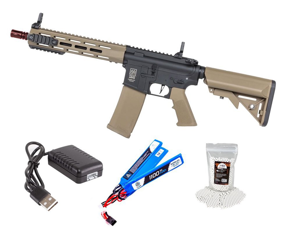 Rifle de Airsoft AEG SA-F03 Gen 2 Half Tan FLEX HAL ETU - Specna Arms + BBS