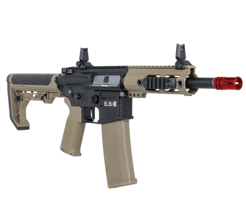Rifle de Airsoft AEG SA-F04 Half Tan FLEX HAL ETU Gen 2 - Specna Arms + Alvos + Desengripante / Anticorrosivo