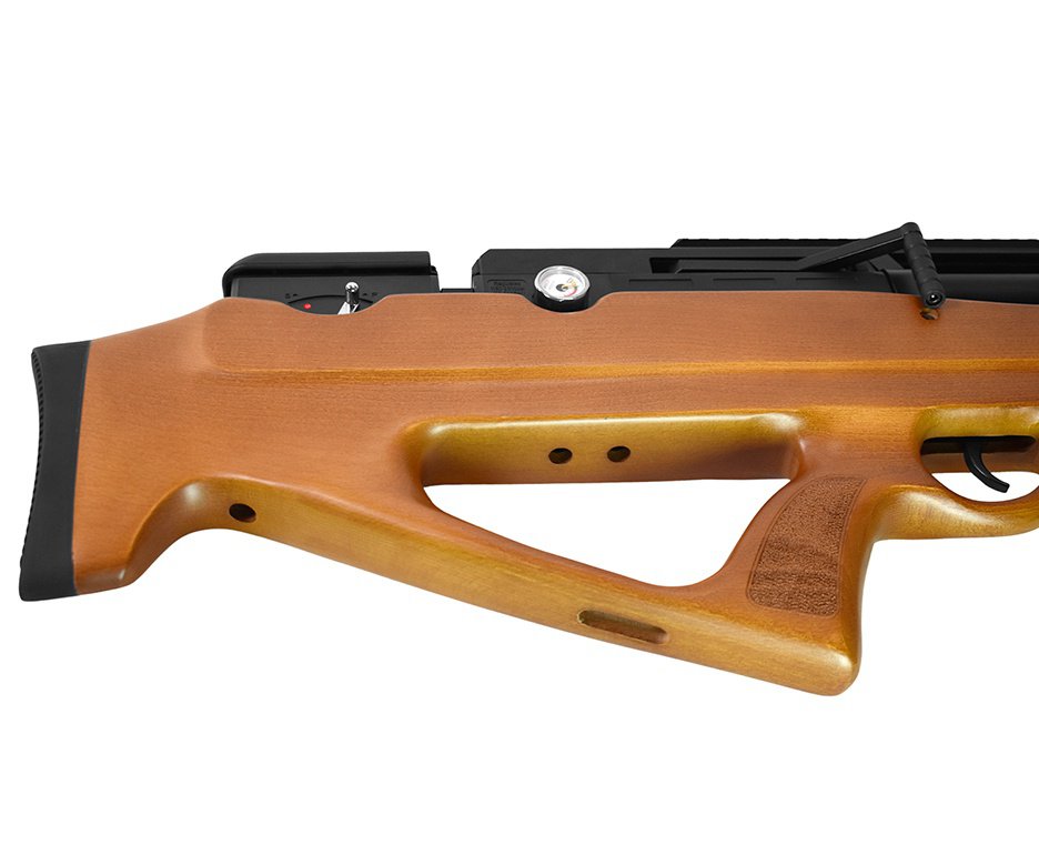 Carabina de Pressão PCP Nova Vista Bullpup Behemoth PS-R3-SF 6,35mm Wood
