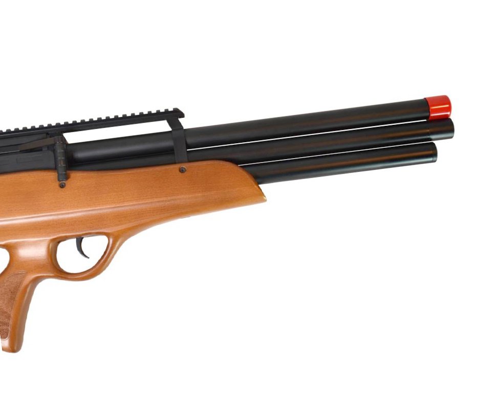 Carabina de Pressão PCP Nova Vista Bullpup Behemoth PS-R3-SF 6,35mm Wood