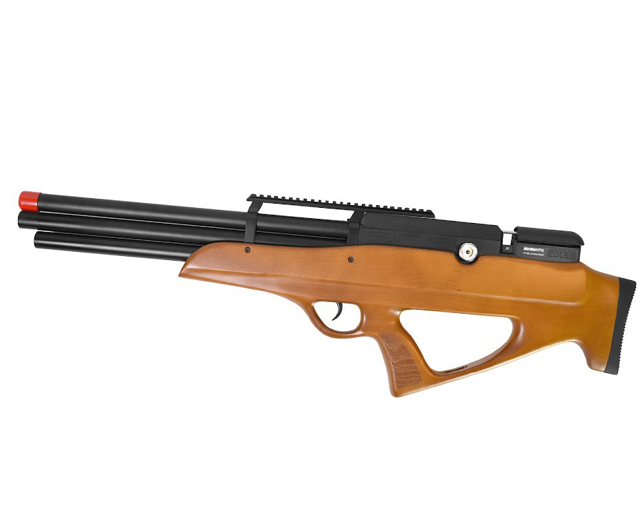 Carabina de Pressão PCP Nova Vista Bullpup Behemoth PS-R3-SF 6,35mm Wood