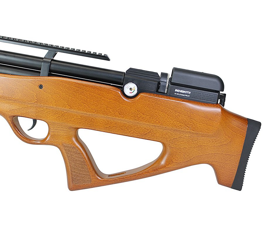 Carabina PCP Behemoth PS-R3-S 5,5mm Bullpup Madeira - Nova Vista