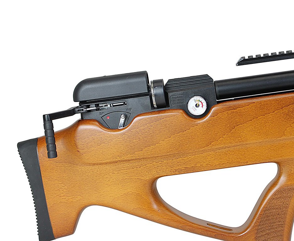 Carabina PCP Behemoth PS-R3-S 5,5mm Bullpup Madeira - Nova Vista