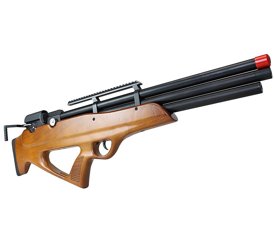 Carabina PCP Behemoth PS-R3-S 5,5mm Bullpup Madeira - Nova Vista