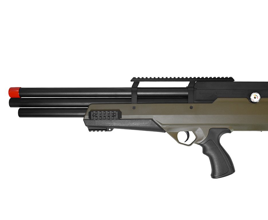 Carabina de Pressão PCP Nova Vista Bullpup Behemoth PS-R3-S 5,5mm Verde Militar