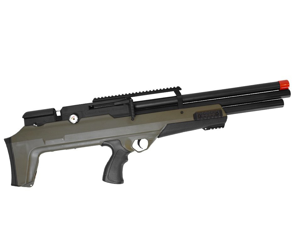 Carabina de Pressão PCP Nova Vista Bullpup Behemoth PS-R3-S 5,5mm Verde Militar