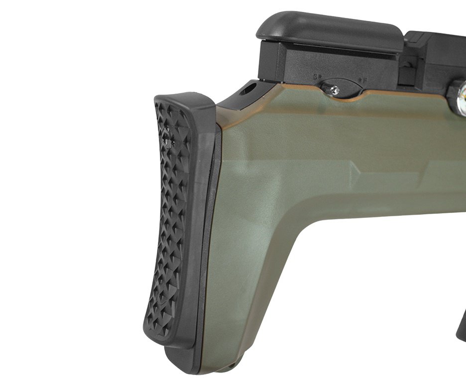 Carabina de Pressão PCP Nova Vista Bullpup Behemoth PS-R3-S 5,5mm Verde Militar