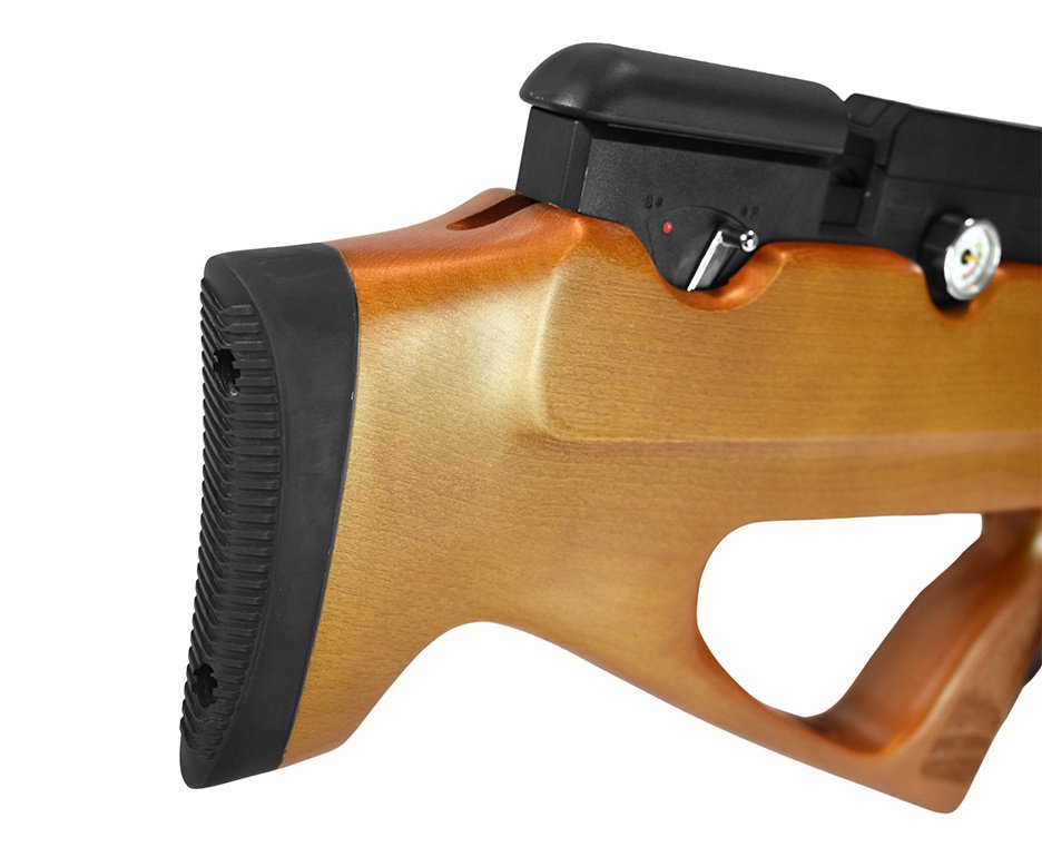 Carabina de Pressão PCP Nova Vista Bullpup Behemoth PS-R2-SF 6,35 mm Wood