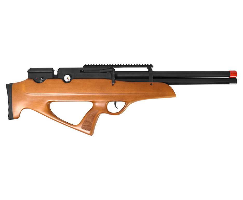 Carabina de Pressão PCP Nova Vista Bullpup Behemoth PS-R2-SF 6,35 mm Wood