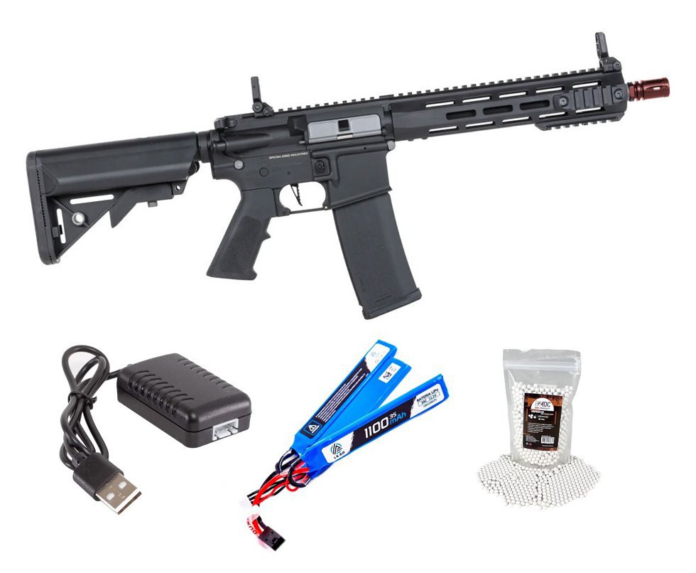 Rifle de Airsoft AEG SA-F03 Gen 2 Black FLEX HAL ETU - Specna Arms + BBS
