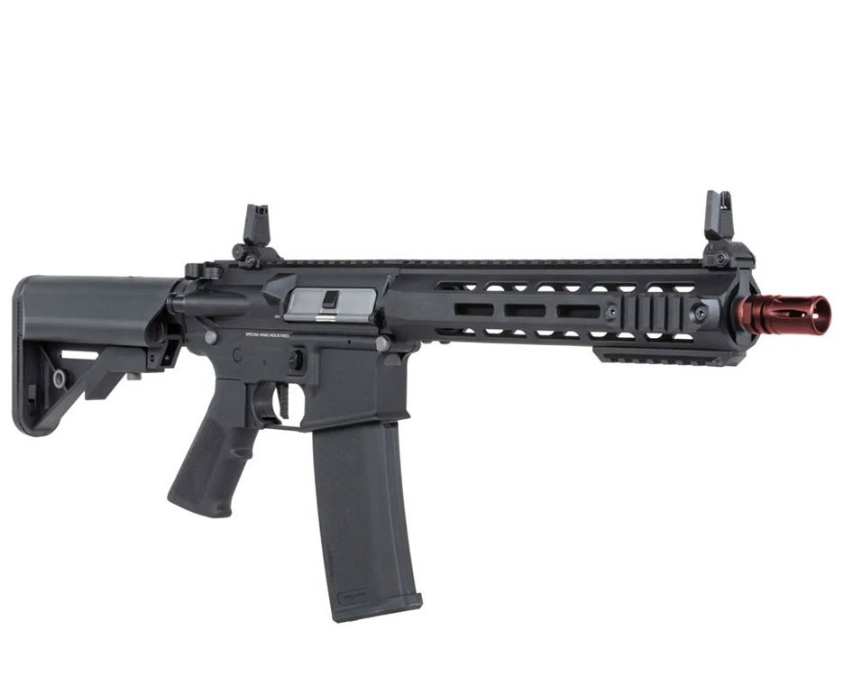 Rifle de Airsoft AEG SA-F03 Gen 2 Black FLEX HAL ETU - Specna Arms + Alvos + Desengripante / Anticorrosivo