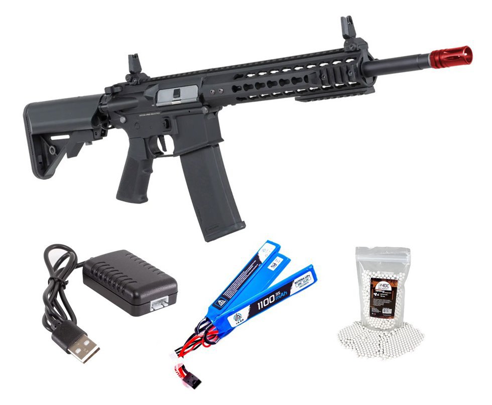 Rifle de Airsoft AEG SA-F02 Gen 2 Black FLEX HAL ETU - Specna Arms + BBS