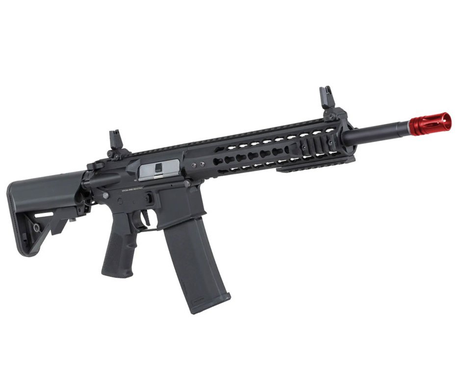 Rifle de Airsoft AEG SA-F02 Gen2 Black FLEX HAL ETU - Specna Arms + Alvos + Desengripante / Anticorrosivo