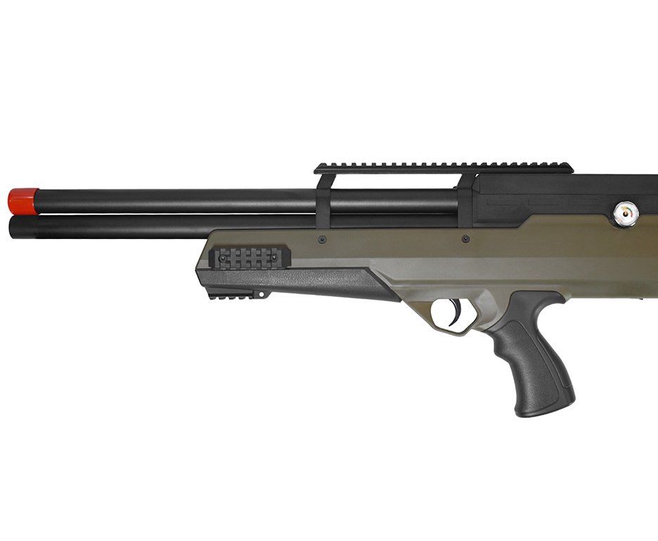 Carabina de Pressão PCP Nova Vista Bullpup Behemoth PS-R2-S 5,5 mm Verde Militar
