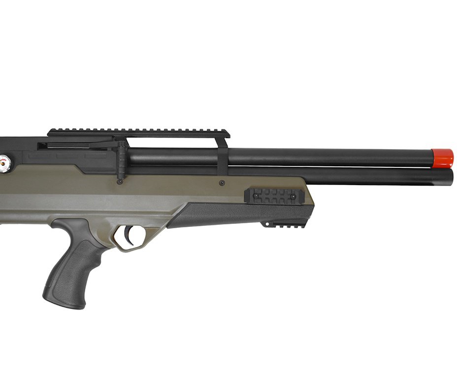 Carabina de Pressão PCP Nova Vista Bullpup Behemoth PS-R2-S 5,5 mm Verde Militar